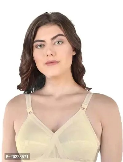 Buy Stylish Beige Cotton Solid Bras For Women Online In India At Discounted  Prices