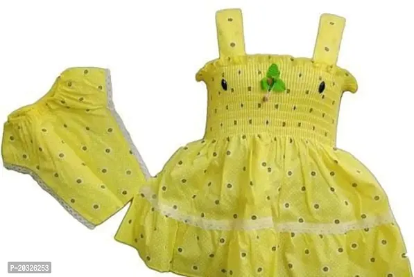Fancy Cotton Frocks For Baby Girls-thumb0