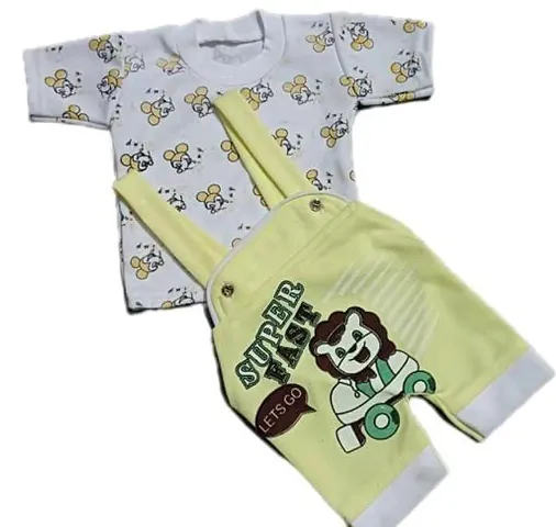 Stylish Dungaree Set For Baby Boys