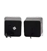 pritimo E-02B Mini USB Speaker for PC and Laptop (Black) MP3/MP4 Players-thumb1
