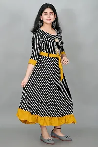 SFC FASHIONS Girl's Cotton Blend Midi Casual Dress (G-441)-thumb2
