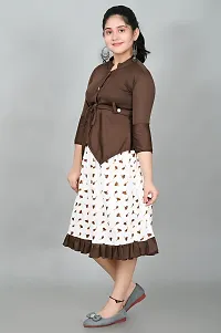 SFC Fashions Girls Cotton Blend Midi Casual Dress (G-443)-thumb3