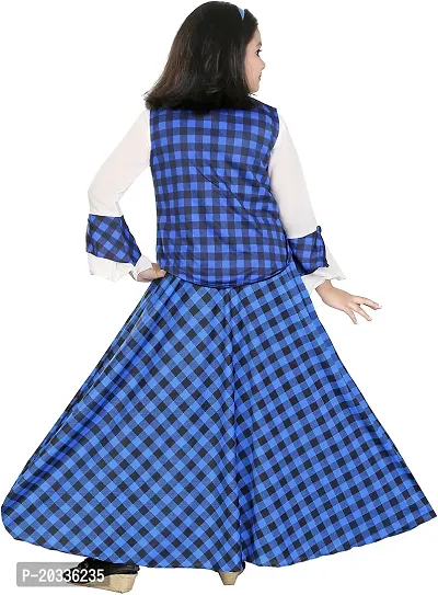 SFC FASHIONS Girl's Cotton Blend Maxi/Full Length Casual Dress (JK-104)-thumb3