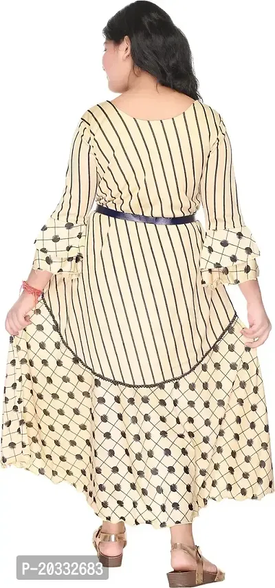 SFC Fashions Girls Cotton Blend Maxi/Full Length Casual Dress (G-127)-thumb4