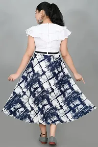 SFC FASHIONS Girls Cotton Casual Knee Length Frock Dress (G-439)-thumb1