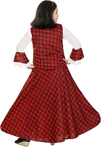 SFC Fashions Girls Cotton Blend Maxi/Full Length Casual Dress (JK-104)-thumb2