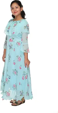 SFC FASHIONS Girl's Chiffon Maxi/Full Length Casual Dress (GR-173)-thumb2