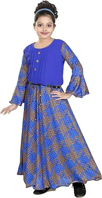 SFC Fashions Girls Cotton Blend Maxi/Full Length Casual Dress (GA-101)-thumb1