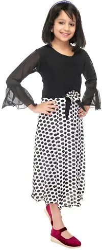 SFC Fashions Girls Cotton Blend Maxi/Full Length Casual Dress (G-118)-thumb2
