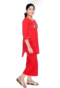 SFC FASHIONS Girls Cotton Blend Casual Top and Pyjama Clothing Set-thumb2