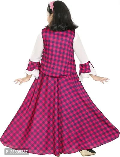 SFC FASHIONS Girl's Cotton Blend Maxi/Full Length Casual Dress (JK-104)-thumb4