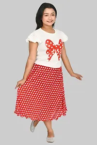 SFC FASHIONS Girl's Cotton Blend Midi Casual Dress (G-421)-thumb3