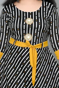 SFC Fashions Girls Cotton Blend Midi Casual Dress (G-441)-thumb4