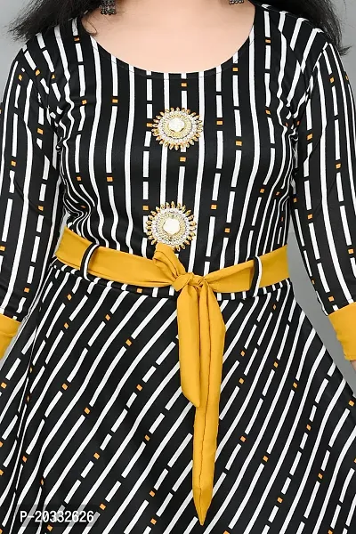 SFC Fashions Girls Cotton Blend Midi Casual Dress (G-441)-thumb5