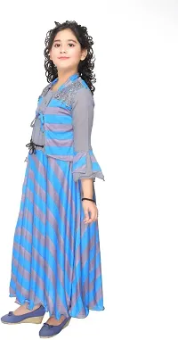 SFC Fashions Girls Cotton Blend Maxi/Full Length Casual Dress (GR-110)-thumb1