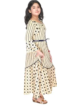 SFC Fashions Girls Cotton Blend Maxi/Full Length Casual Dress (G-127)-thumb1
