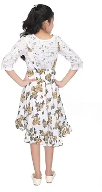 SFC FASHIONS Cotton Blend Midi/Knee Length Party Dress for Girls Kids (GR-153)-thumb3