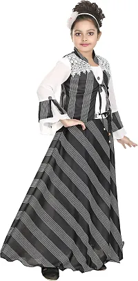 SFC FASHIONS Girl's Cotton Blend Maxi/Full Length Casual Dress (JK-102)-thumb2