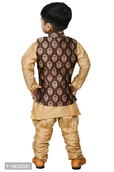 SFC FASHIONS Boys Art Silk Ethnic Wear Sherwani Set (B-410)-thumb3