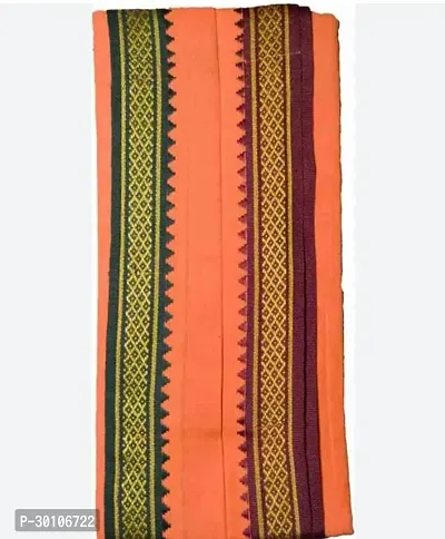 Maa Sarveshvari Pure Cotton Bhagwa Gamcha-thumb0