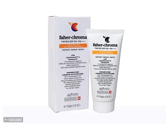 FAHER Chroma Tinted Sunscreen 50 gm-thumb0
