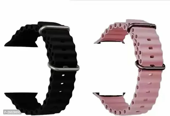 Compatible For All Apple Smart Watch Strap With Size 42/44 Smart Watch Strap Smart Watch Strap Black