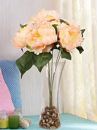 Real Pbr Artificial Peony Flowers 42 Cm Peach-thumb3