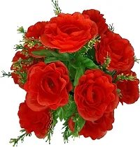 Real Pbr Red Rose Artificial Flower With Pot 12 Inch Pack Of 1 Flower With Basket-thumb3