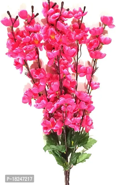 Real Pbr Yellow Pink Orchids Artificial Flower 35.5 Inch Pack Of 1 Flower Bunch-thumb2