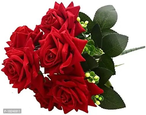 Real Pbr Artificial Red Rose Flower For Home Red-thumb3