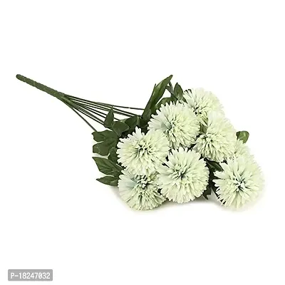 Real Pbr Artificial Chrysanthemum Flowers For Vase Home Decoration Living Room Bedroom Corner Table Top Wedding Decorative 47 Cm Pot Not Included-thumb2