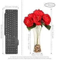 Real Pbr Artificial Peony Flowers For Vase Home Decoration Items For Living Room Corner Table Top Bedroom Wedding Party Pot Not Included-thumb3