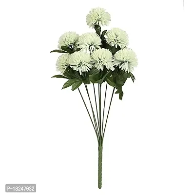 Real Pbr Artificial Chrysanthemum Flowers For Vase Home Decoration Living Room Bedroom Corner Table Top Wedding Decorative 47 Cm Pot Not Included-thumb3