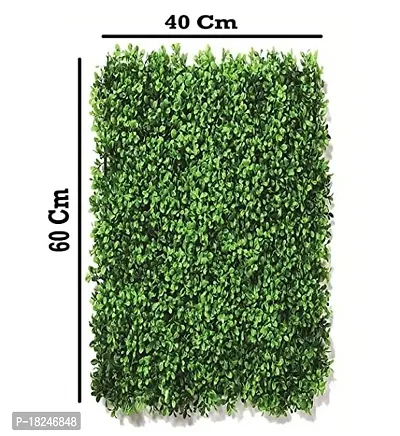 Real Pbr Artificial Grass Vertical Wall Panel Small Leaves Tiles Grass Mat Green 40 X 60 Cm Pack Of 1-thumb2