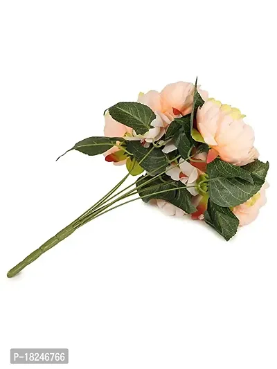 Real Pbr Artificial Peony Flowers 42 Cm Peach-thumb2