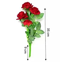 Real Pbr Artificial Red Rose Kali Bunch For Home Decoration Red Rose 1 Bunch-thumb1