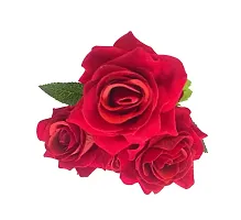 Real Pbr Artificial Rose Flowers Red Red Rose Artificial Flower 13 Inch Pack Of 2 Flower Bunch-thumb3