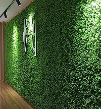 Real Pbr Artificial Grass Vertical Wall Panel Small Leaves Tiles Grass Mat Green 40 X 60 Cm Pack Of 1-thumb2