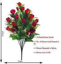 Real Pbr Artificial Flowers Red Pack Of 1-thumb1