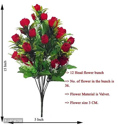 Real Pbr Artificial Flowers Red Pack Of 1-thumb2