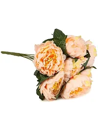 Real Pbr Artificial Peony Flowers 42 Cm Peach-thumb2