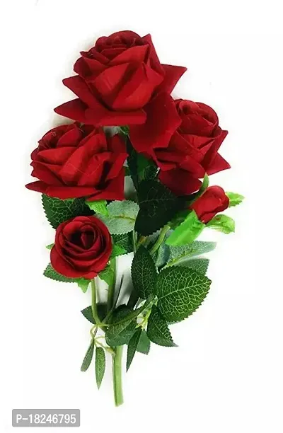 Real Pbr Artificial Red Rose Kali Bunch For Home Decoration Red Rose 1 Bunch