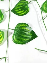 Real Pbr Artificial Fancy Wall Hanging Garland Money Plant Leaf Pack Of 12 Strings-thumb2