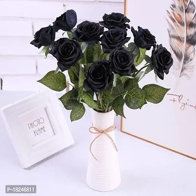 Real Pbr Rose Artificial Flower Wedding Supplies Living Room Decoration