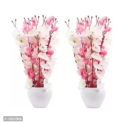 Real Pbr Beautiful Artificial Decorative Carnation Flower Bunch With 7 Heads Pink Carnations Artificial Flower With Pot 16 Inch Pack Of 1 Flower Bunch