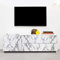 Premium Vinyl White Marble M Wall Stickers-thumb1