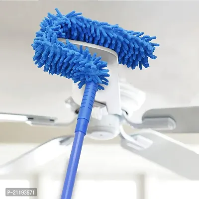 Foldable Microfiber Fan Cleaning Duster Steel Body Flexible Fan Mop for Quick and Easy Cleaning of Home