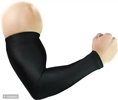 Wiffo Nylon Black Arm Sleeve for Riding-thumb0