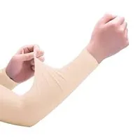 SS MART ARM SLEEVE Beige PACK OF 1-thumb1