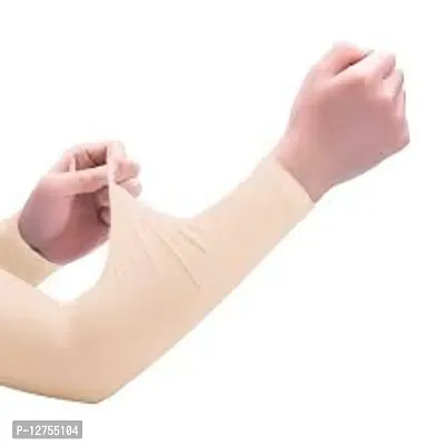 SS MART ARM SLEEVE Beige PACK OF 1-thumb2